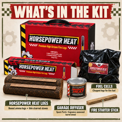 Horse Power Heat High Octane Log Full Case Kit