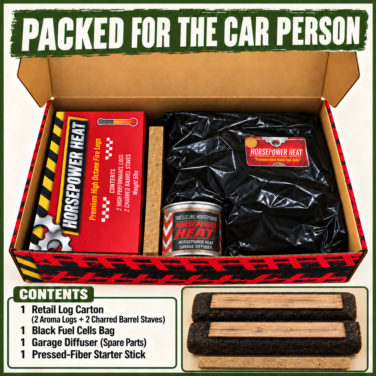 Horse Power Heat High Octane Log Full Case Kit