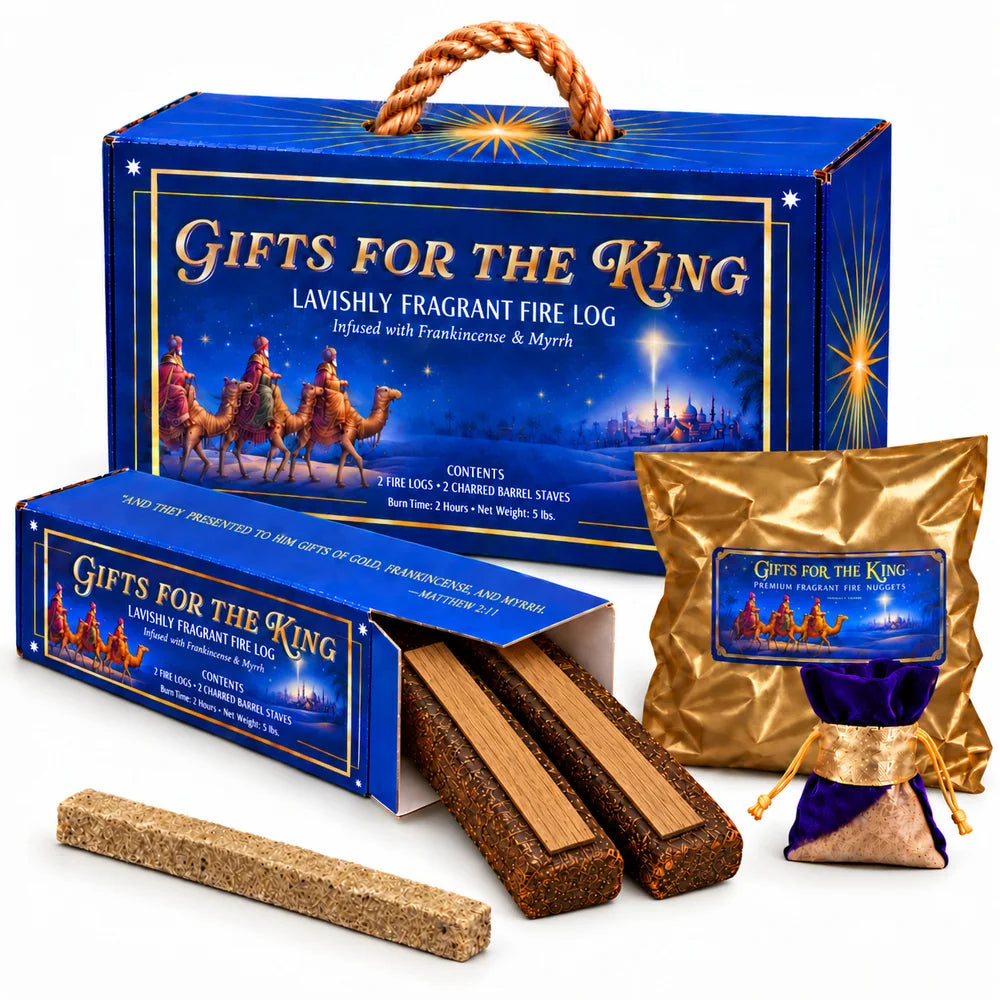 Gifts For The King  Frankincense and Myrrh Logs Full Kit Case