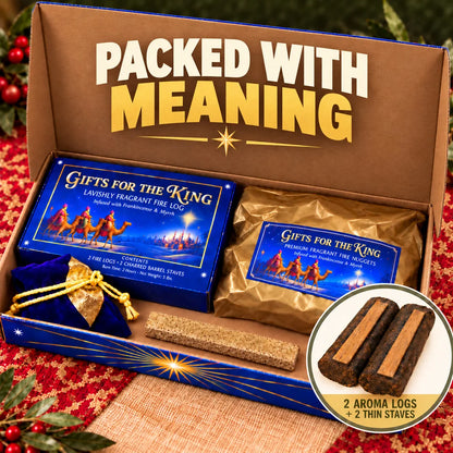 Gifts For The King  Frankincense and Myrrh Logs Full Kit Case