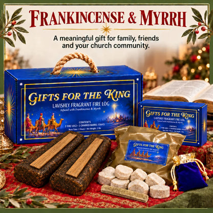 Gifts For The King  Frankincense and Myrrh Logs Full Kit Case
