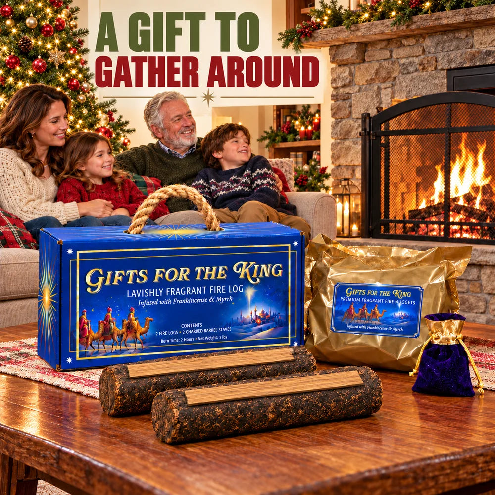 Gifts For The King  Frankincense and Myrrh Logs Full Kit Case