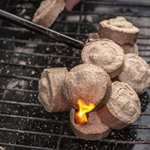 Hardwood Fire Log Briquettes RediFlame Grillers